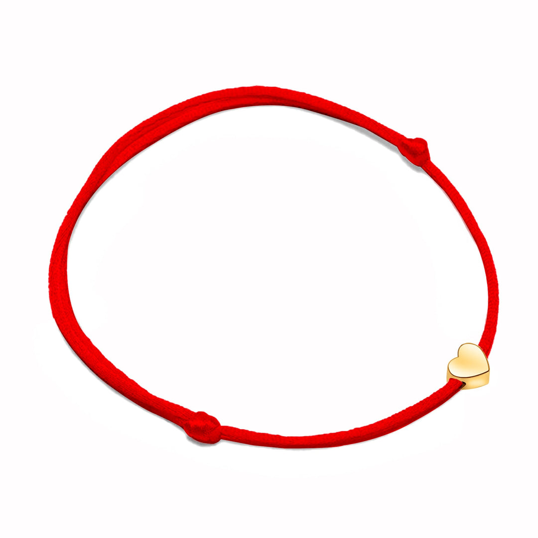 Little Love Bracelet - Elise-Gold-Red-The Livary