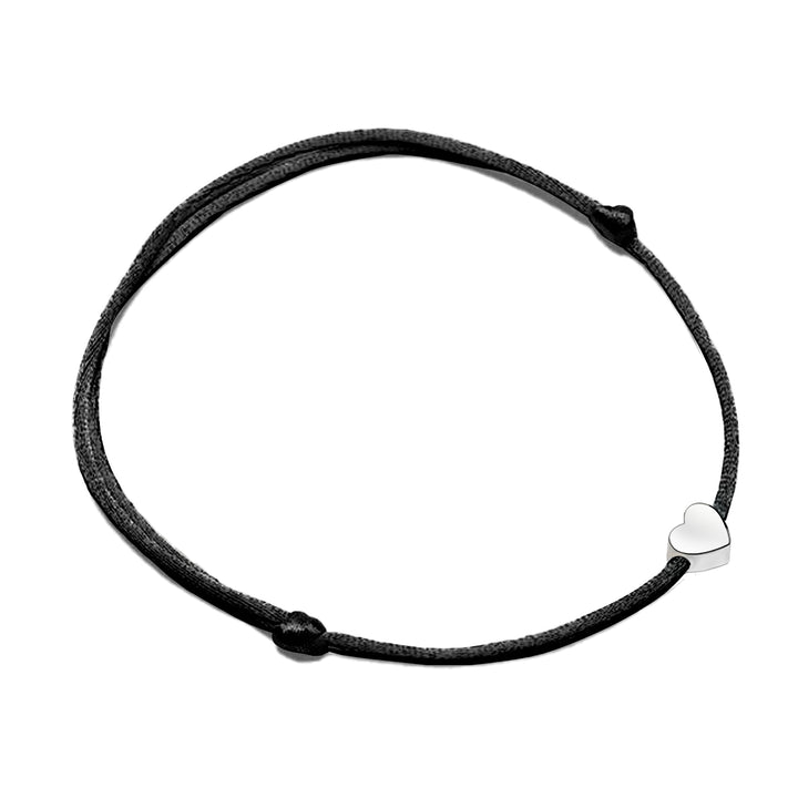 Little Love Bracelet - Elise-Silver-Black-The Livary