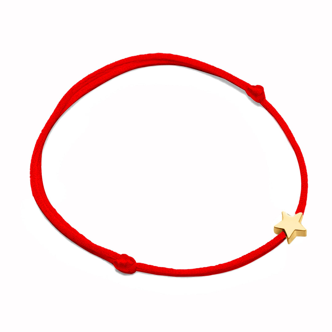 Star bracelet - Stella-Red-Gold-The Livary