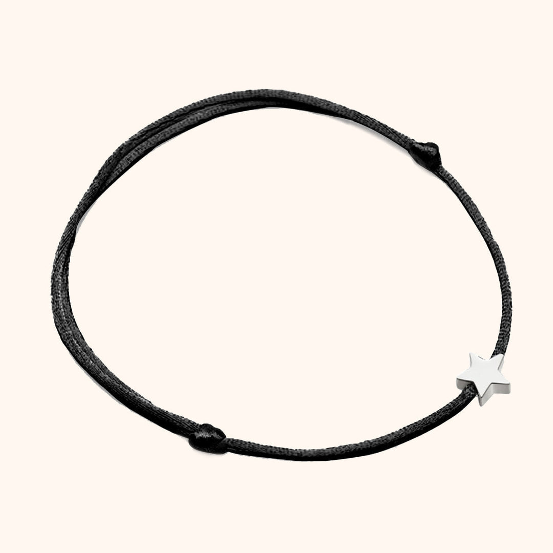 Star bracelet - Stella-Black-Silver-The Livary