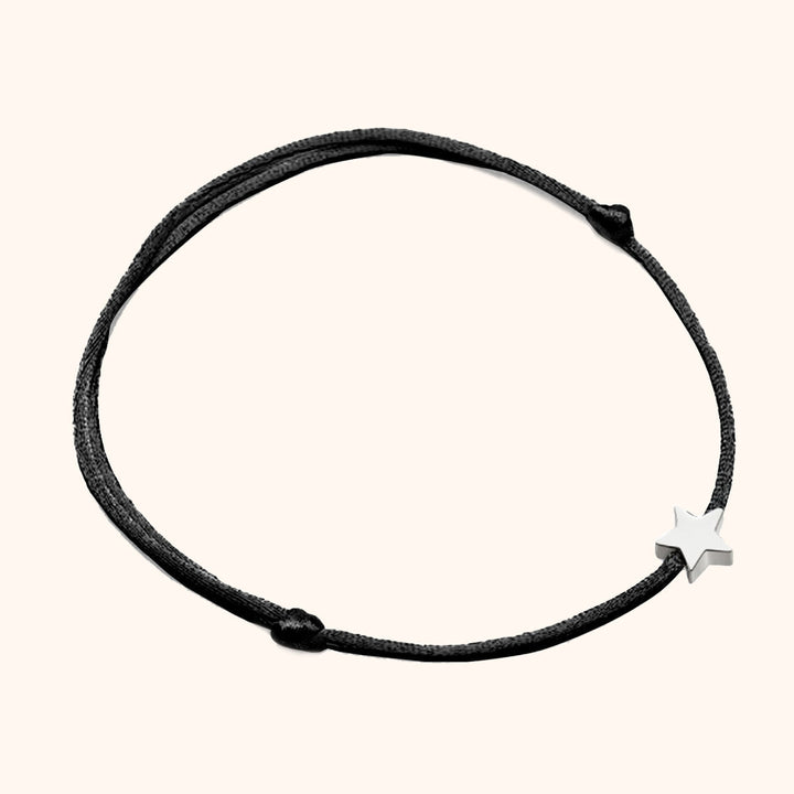 Star bracelet - Stella-Black-Silver-The Livary