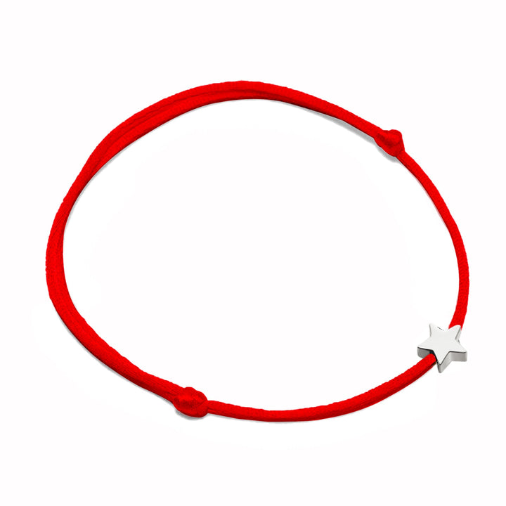 Star bracelet - Stella-Red-Silver-The Livary