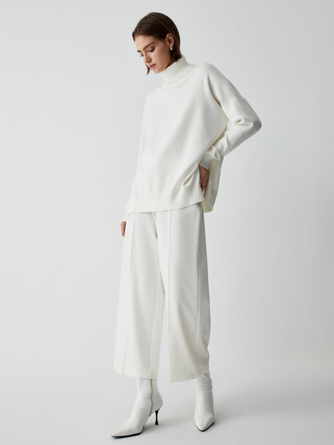 Wide Trousers for Women - Selina-White-XS-The Livary