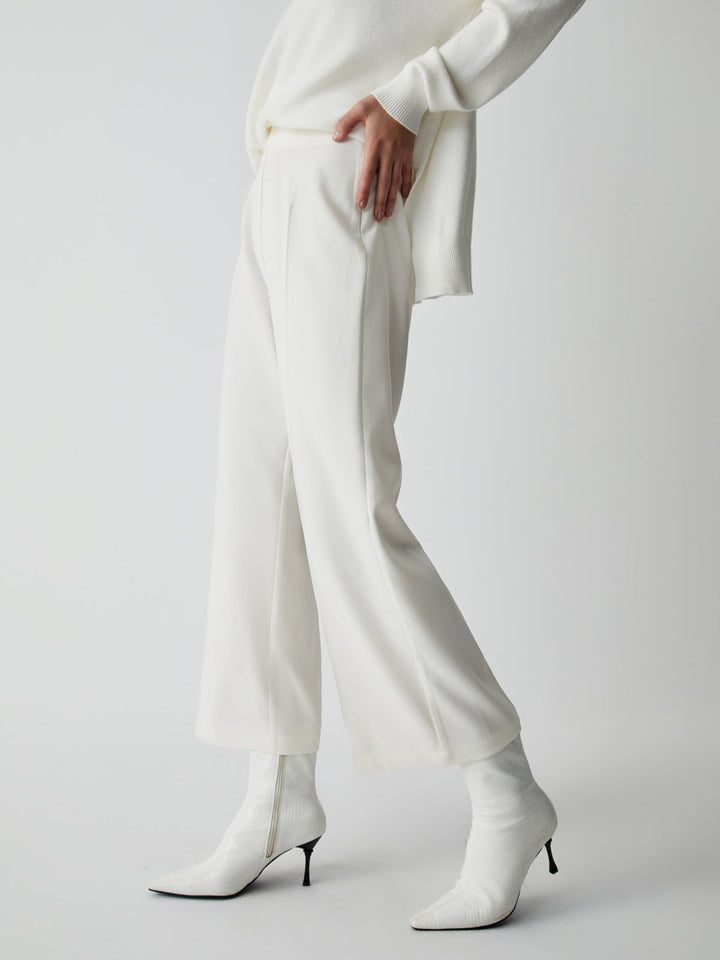 Wide Trousers for Women - Selina-White-XS-The Livary