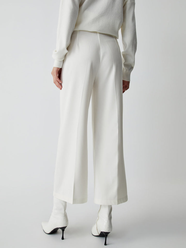 Wide Trousers for Women - Selina-White-XS-The Livary