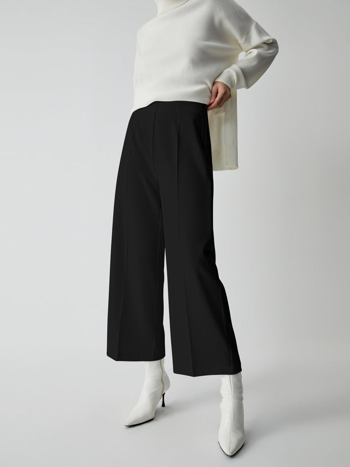 Wide Trousers for Women - Selina-Black-XS-The Livary