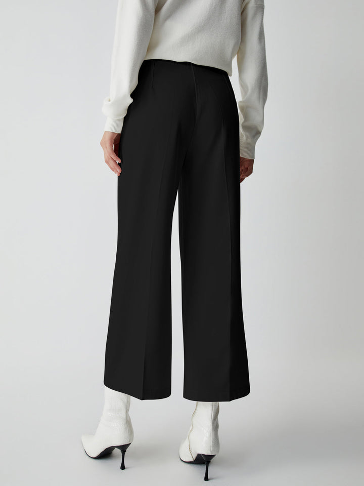 Wide Trousers for Women - Selina-White-XS-The Livary
