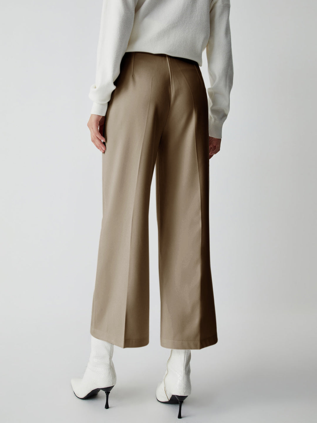 Wide Trousers for Women - Selina-White-XS-The Livary