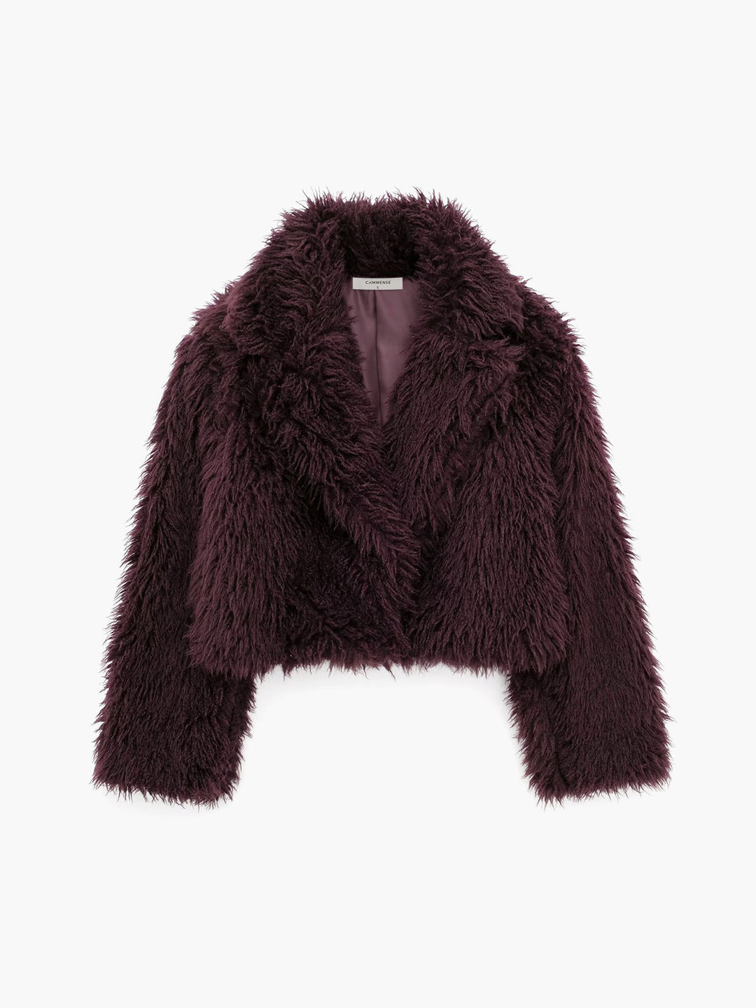 Fluffy Imitation Fur Short Jacket - Lina-XS-The Livary
