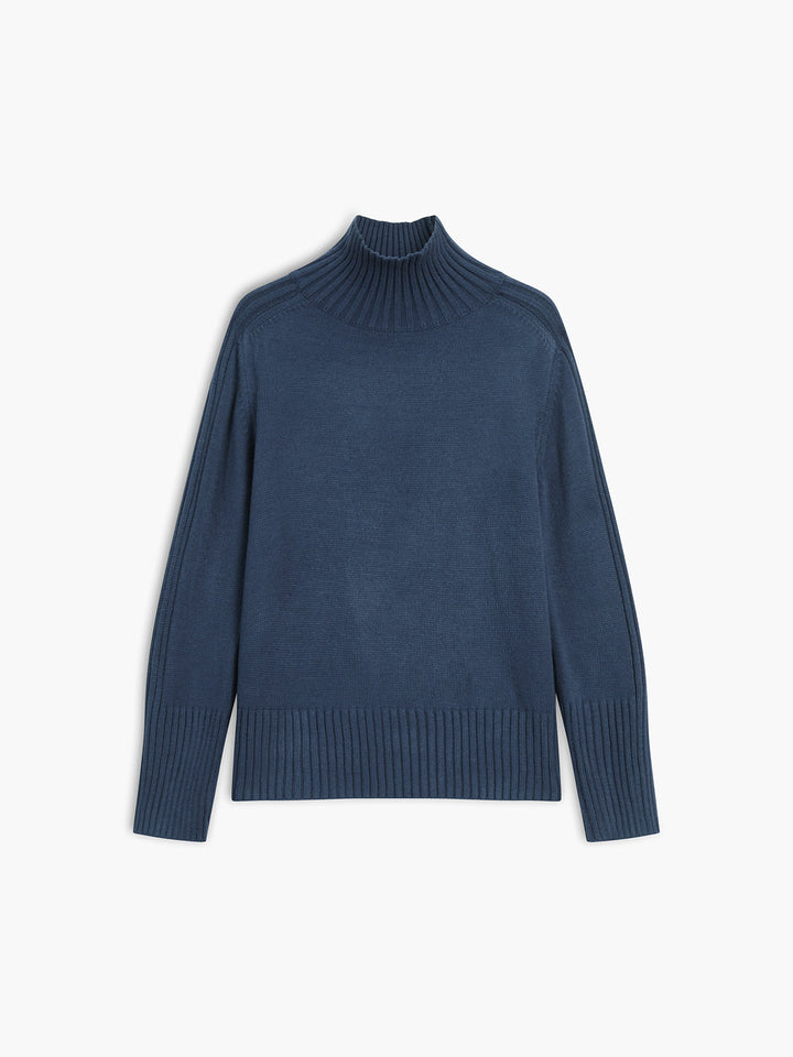 Classic Sweater for Women - Clara-Navy-XS-The Livary