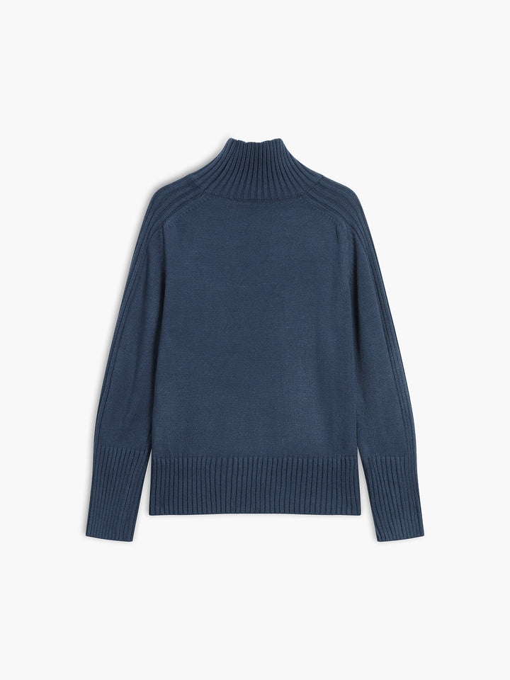 Classic Sweater for Women - Clara-Navy-XS-The Livary