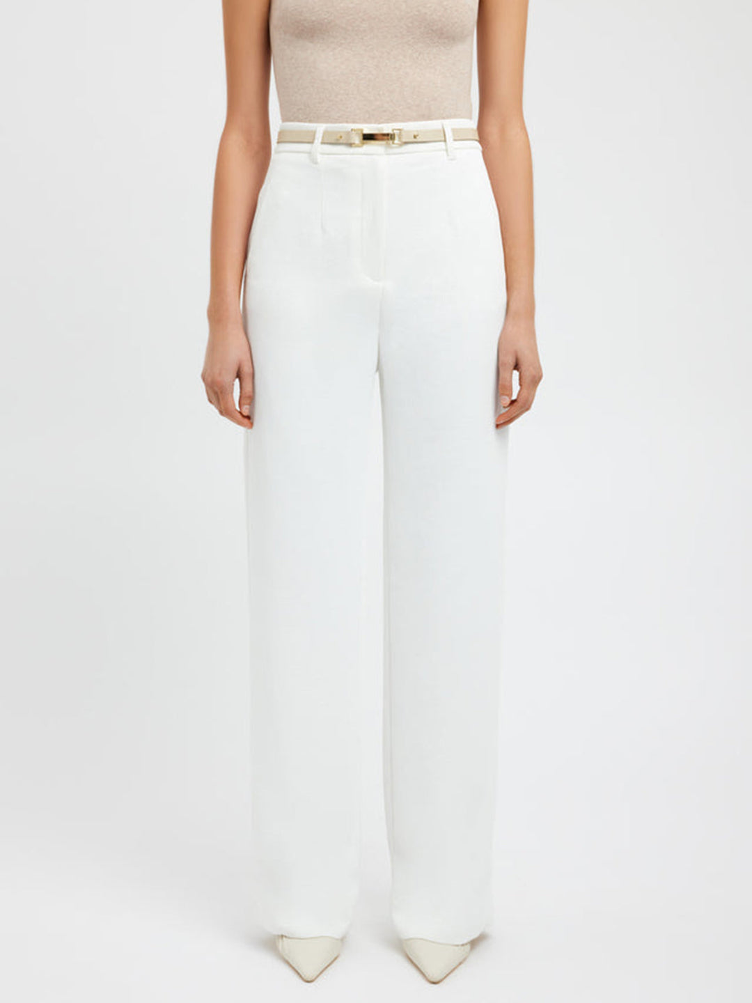 Casual Trousers for Women - Mila-White-XS-The Livary