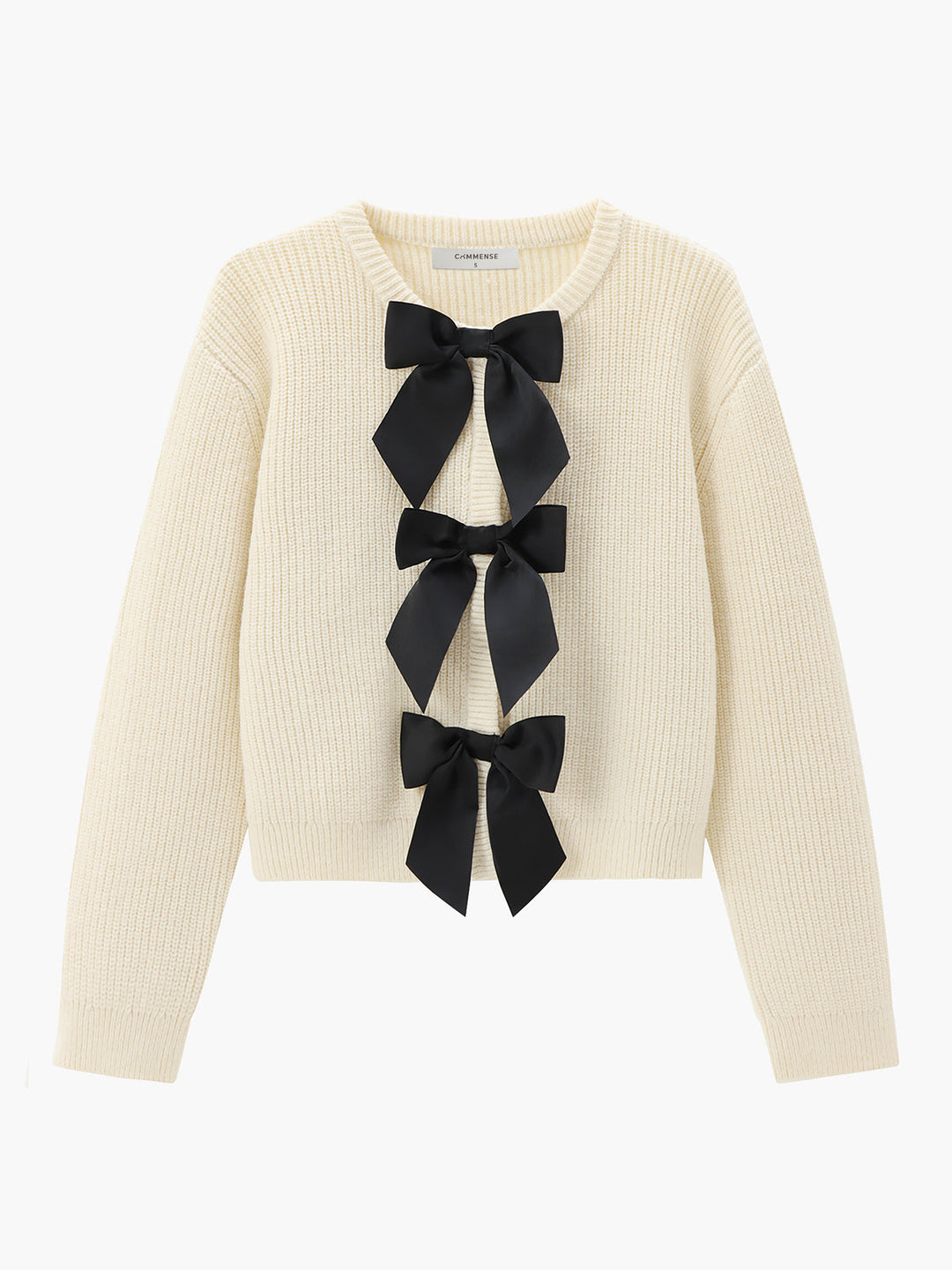 Bow Sweater for Women - Isla-White-XS-The Livary