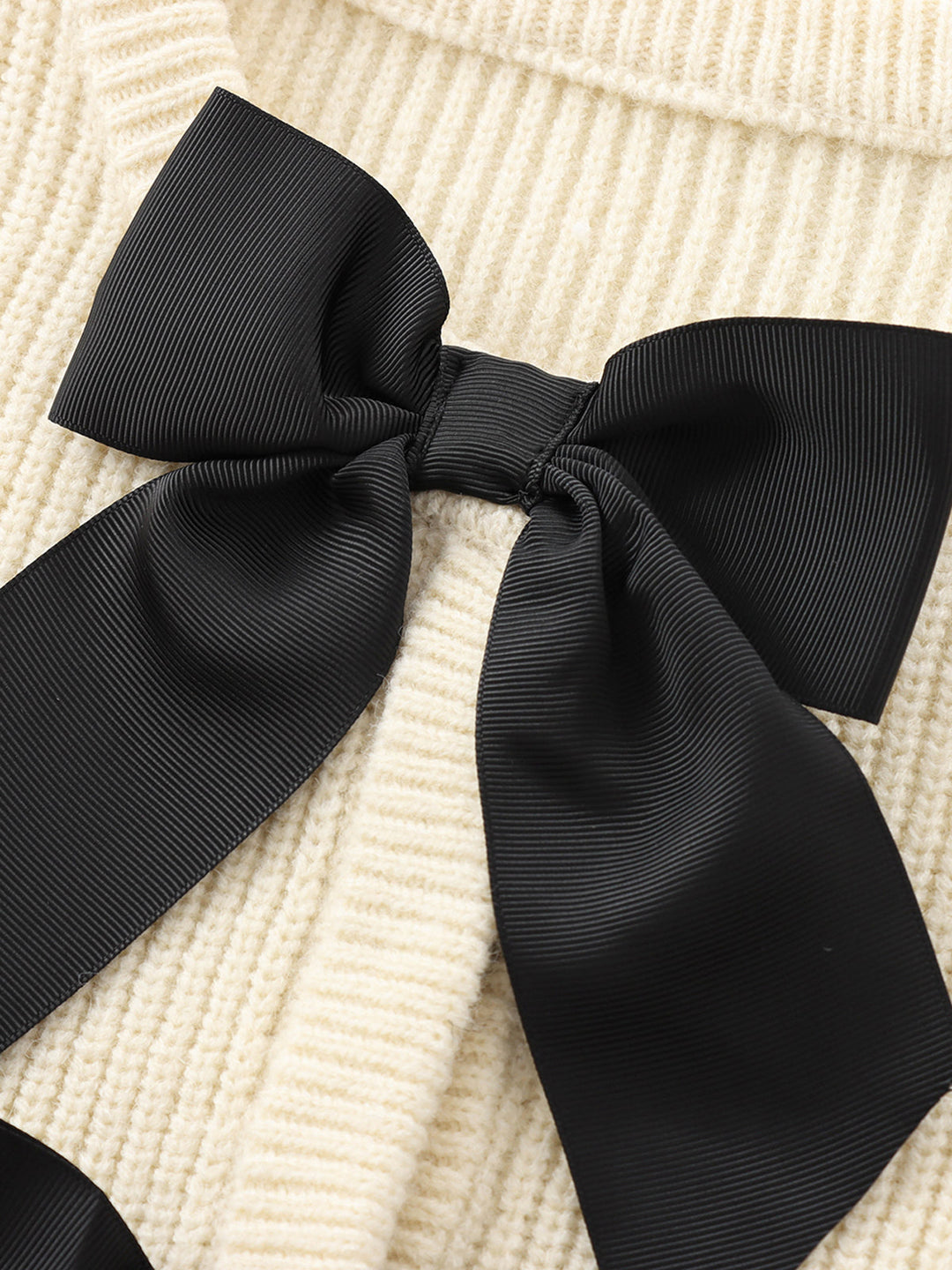 Bow Sweater for Women - Isla-White-XS-The Livary