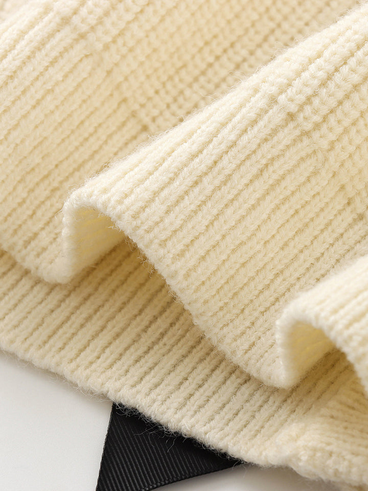 Bow Sweater for Women - Isla-White-XS-The Livary
