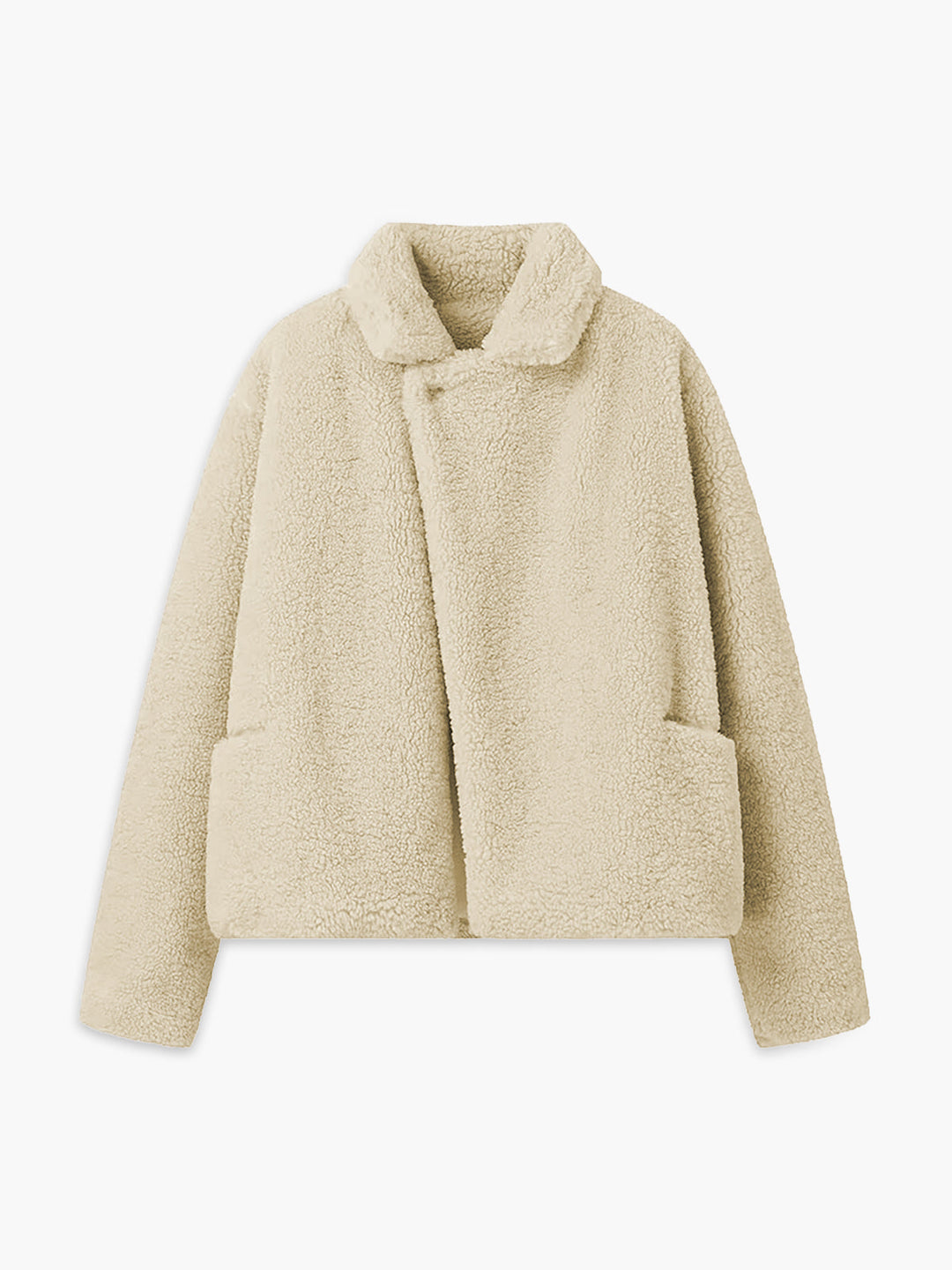 Comfortable Ladies Teddy Coat - Aveline-S-The Livary