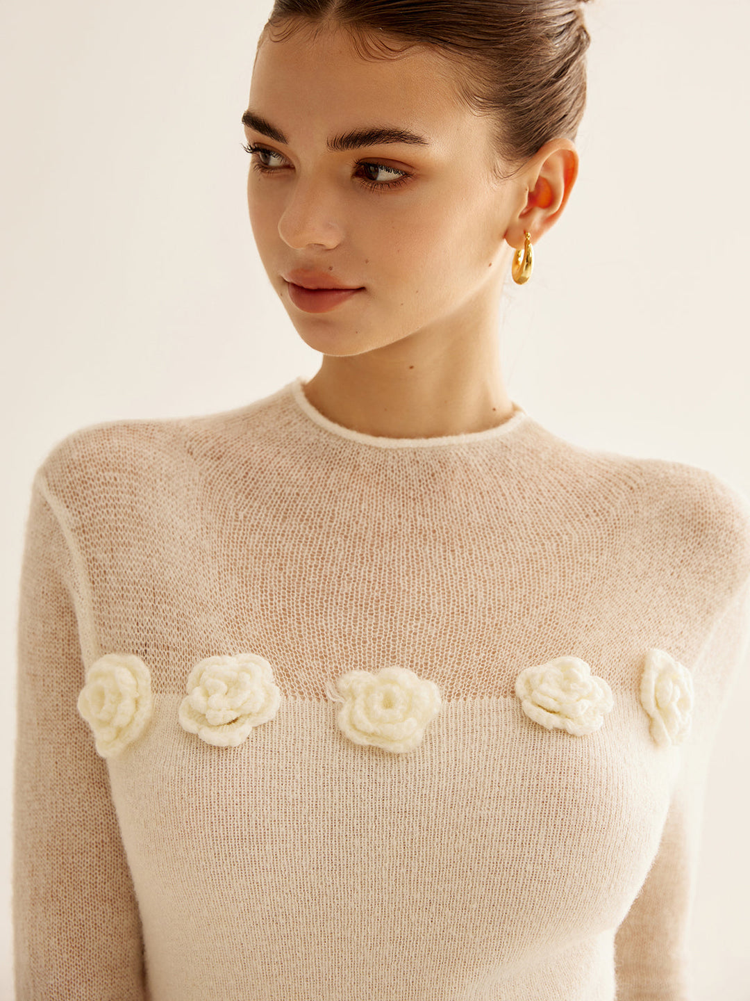 Nice White Sweater for Women - Sophia-XS-The Livary