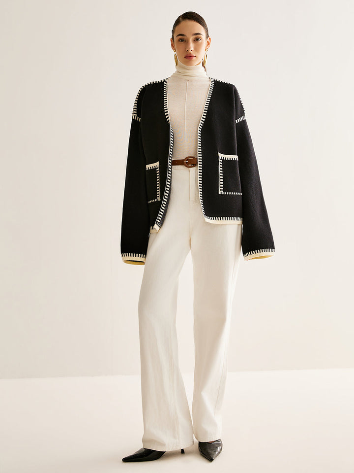 Tied Cardigan with Belt for Women - Celine-S-The Livary