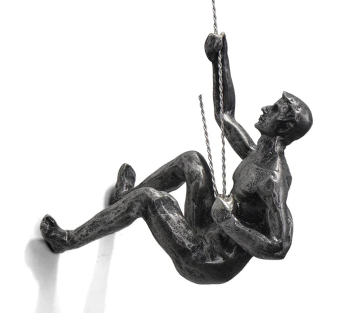 Climber Wall Sculpture – PeakFigures-Right climber-The Livary