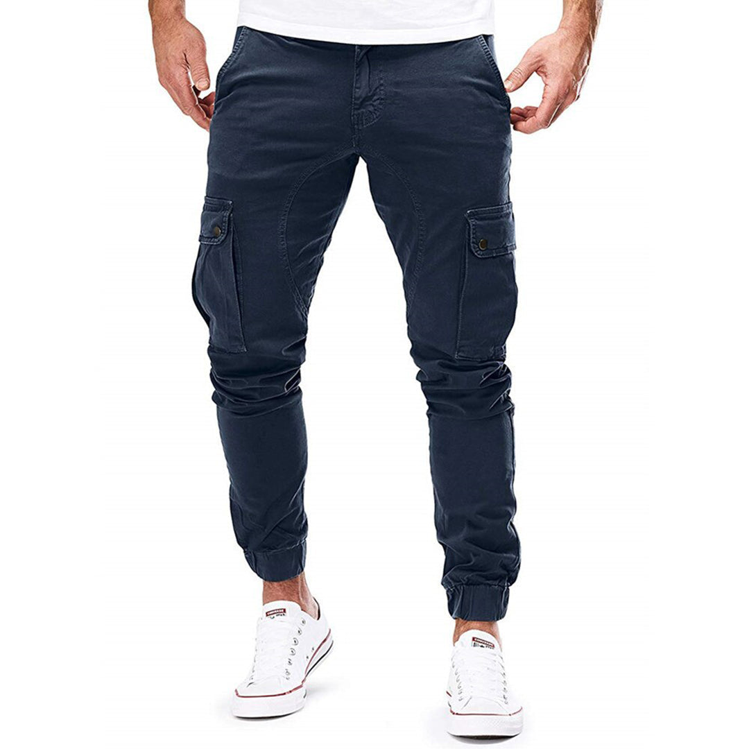 Stylish Cargo Pants for Men - Xander-Dark blue-S-The Livary
