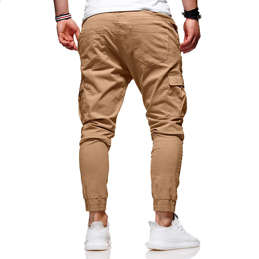 Stylish Cargo Pants for Men - Xander-Khaki-S-The Livary