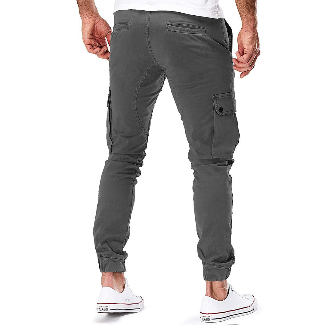 Stylish Cargo Pants for Men - Xander-Khaki-S-The Livary
