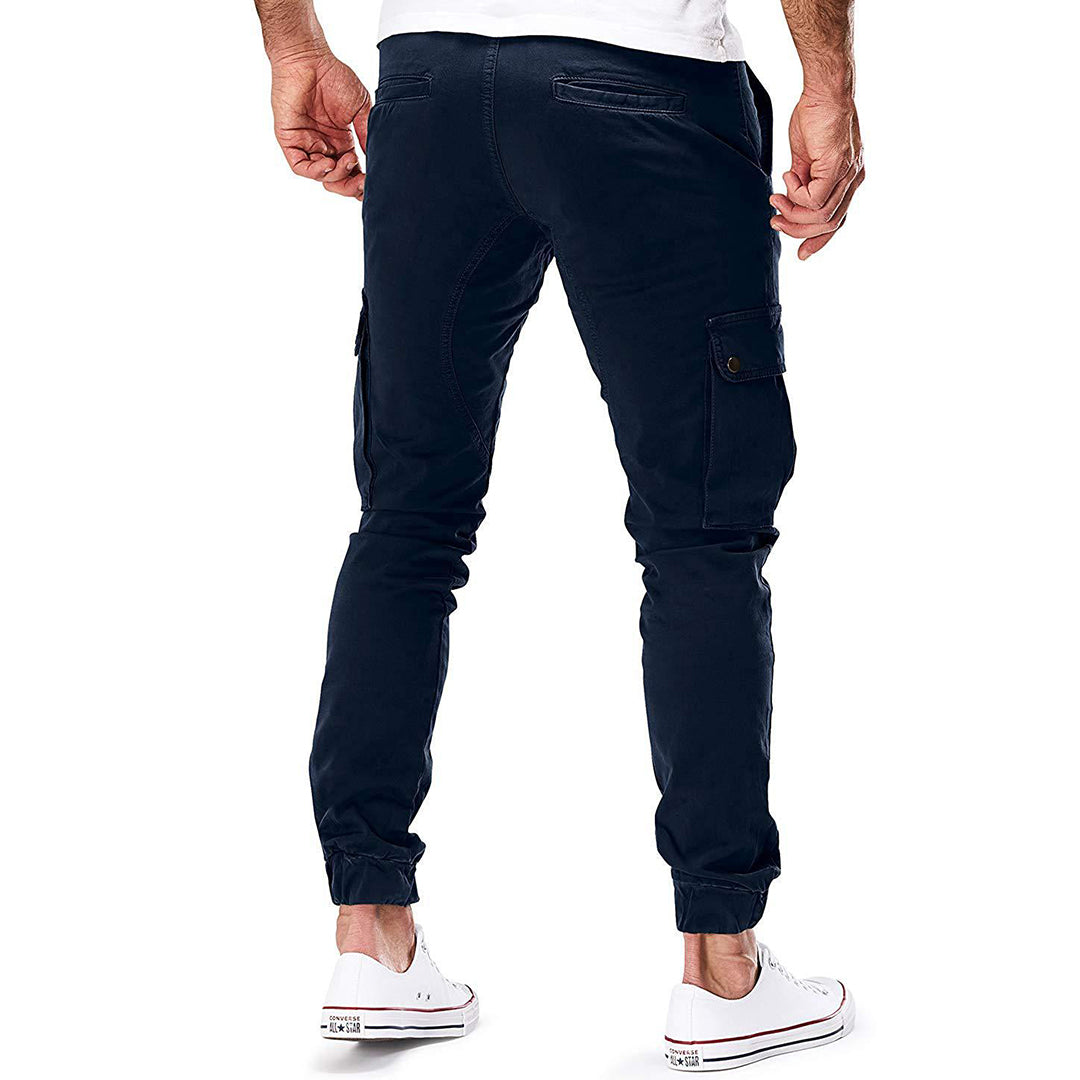 Stylish Cargo Pants for Men - Xander-Khaki-S-The Livary
