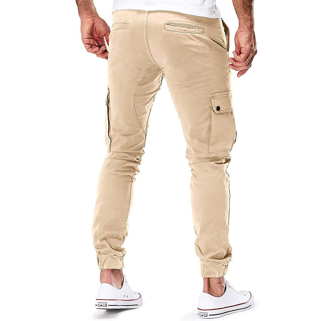 Stylish Cargo Pants for Men - Xander-Khaki-S-The Livary