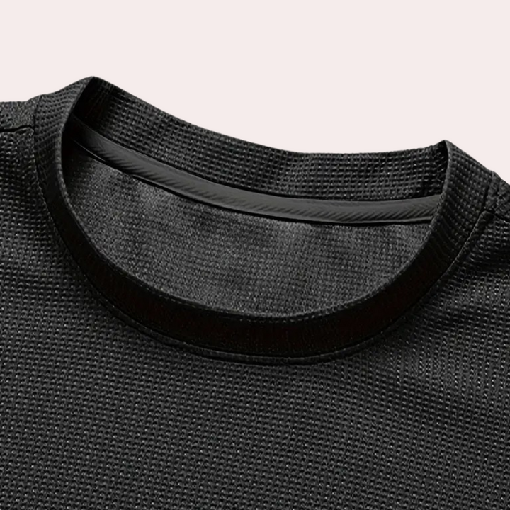 Casual Two-Piece Summer Set for Men - Jules-Black-S-The Livary