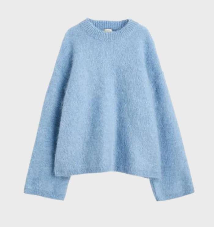 Soft Plain Mohair Women's Sweater - Liv-Blue-S-The Livary