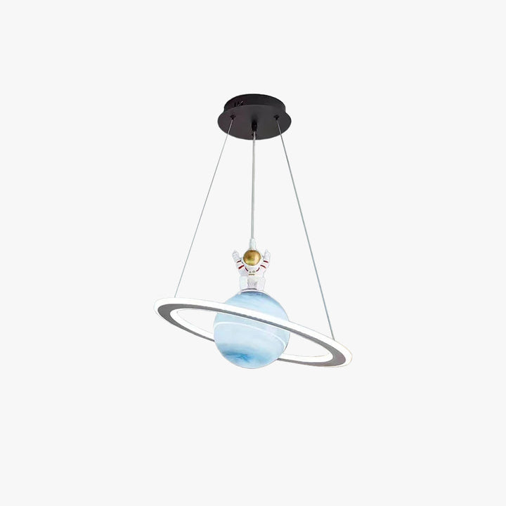 AA OUT OF STOCK Kids' Room LED Pendant Light - CosmoGlow-Blue Earth-A (Not an astronaut)-3 Colour Temperatures-The Livary