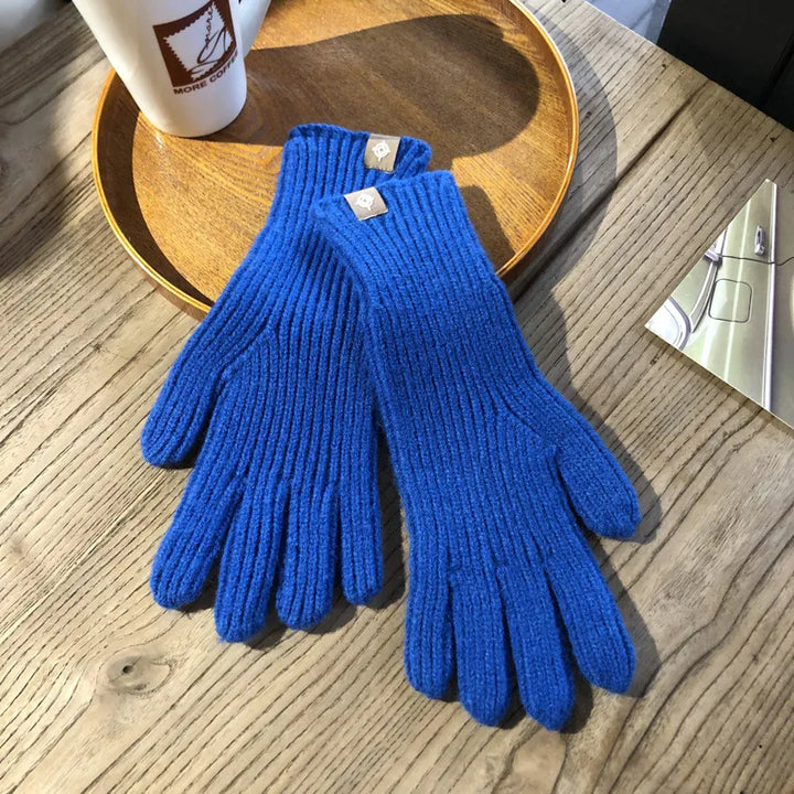 Comfortable Women's Gloves - Isolde-Blue-The Livary