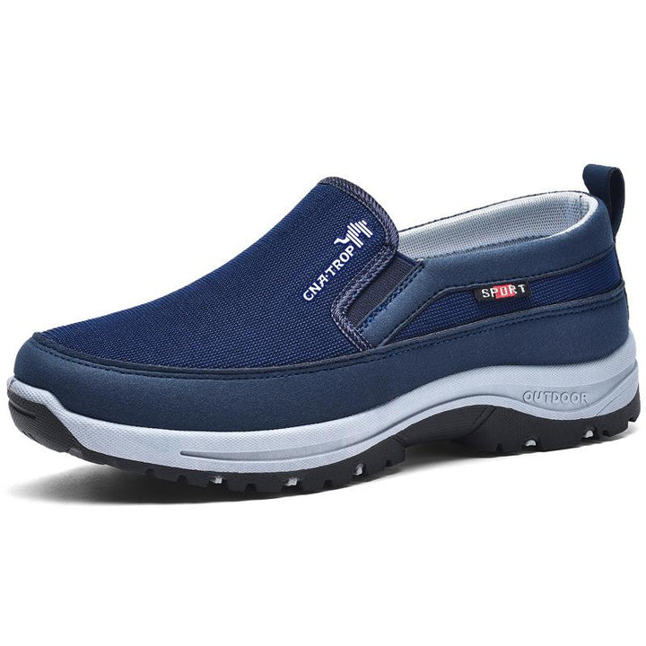 Orthopaedic Men's Hiking Shoes – Nolan-Blue-5-The Livary