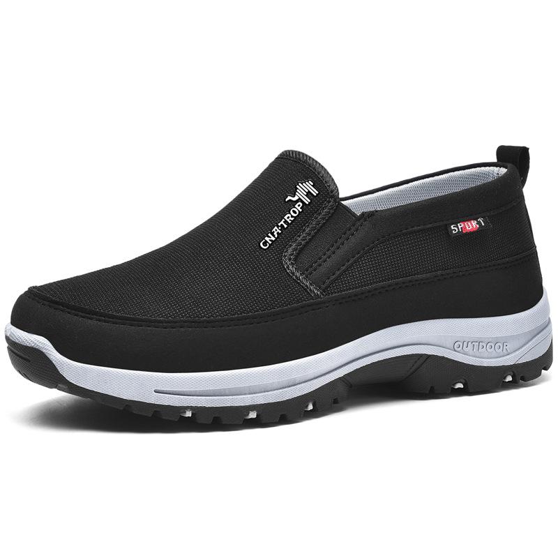 Orthopaedic Men's Hiking Shoes – Nolan-Black-5-The Livary