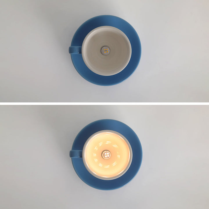 Coloured Ceramic Chandelier in Morandi Style - Viora-Yellow-The Livary