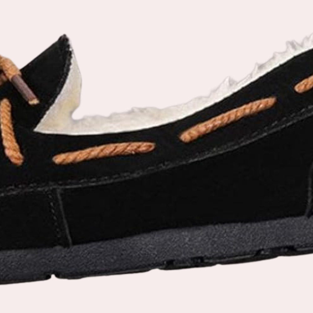 Classic Warm Ladies' Slippers - Selina-Black-2.5-The Livary