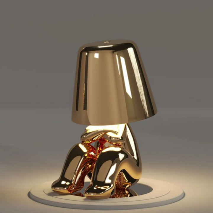 Playful Dimmable Table Lamp - LumoPals-Gold-Boos-The Livary