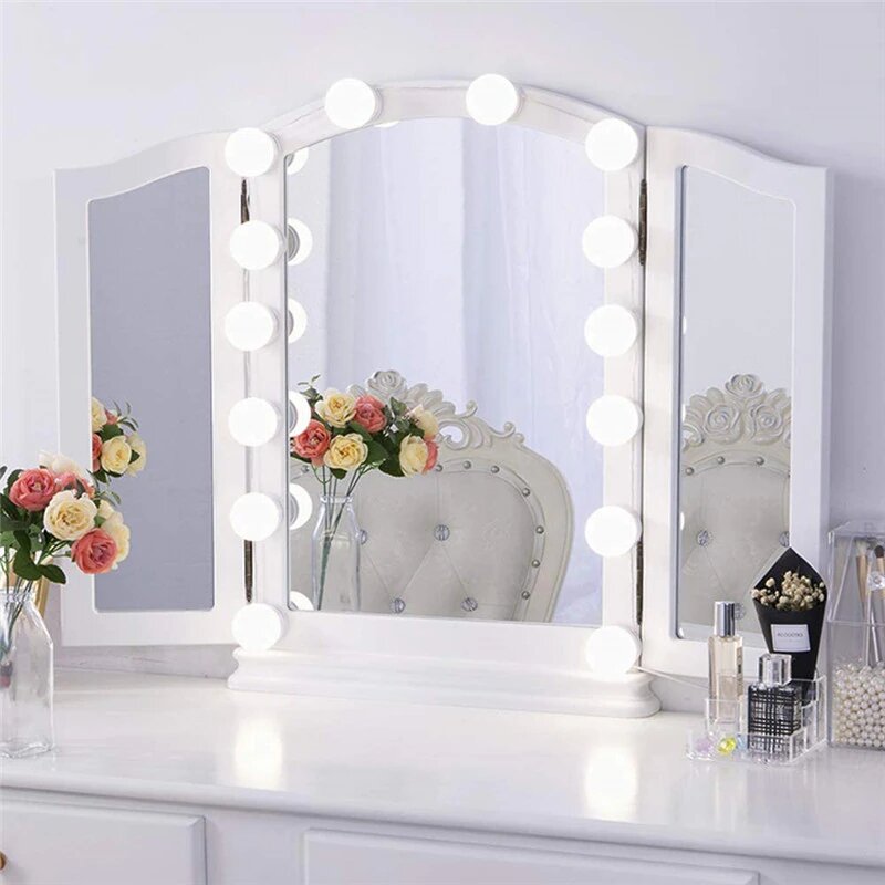Make-up Mirror Lighting - GlowLuxe-4 Pears-The Livary