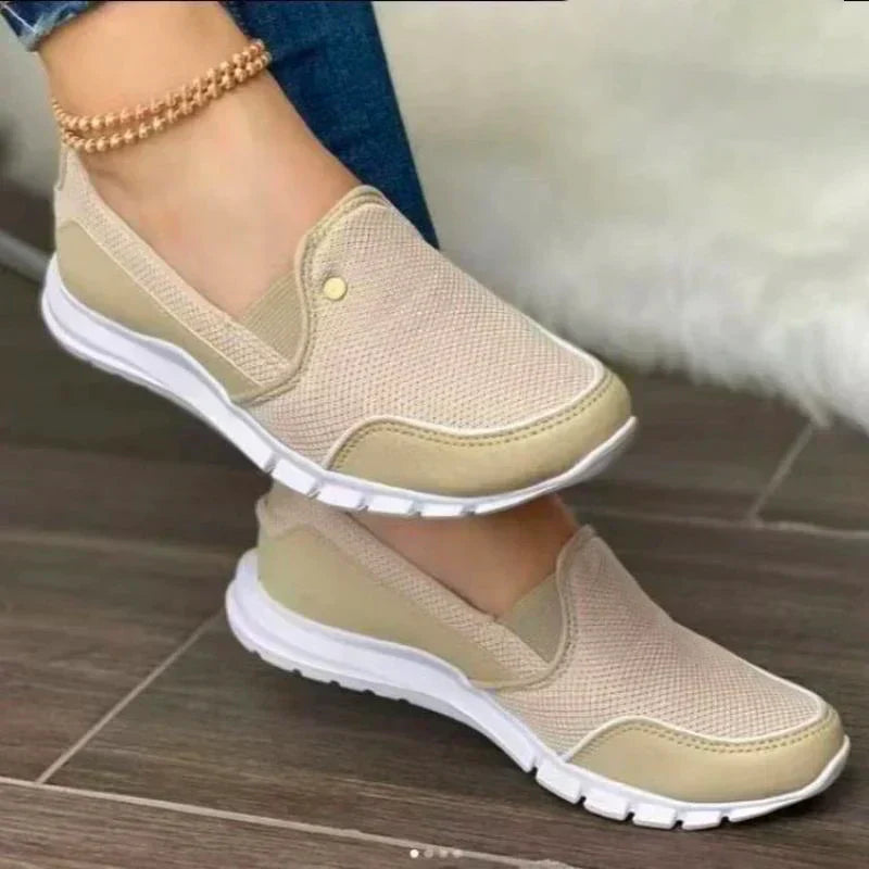 Elegant orthopedic diabetic shoes for women – Veronica Comfort-Beige-3-The Livary