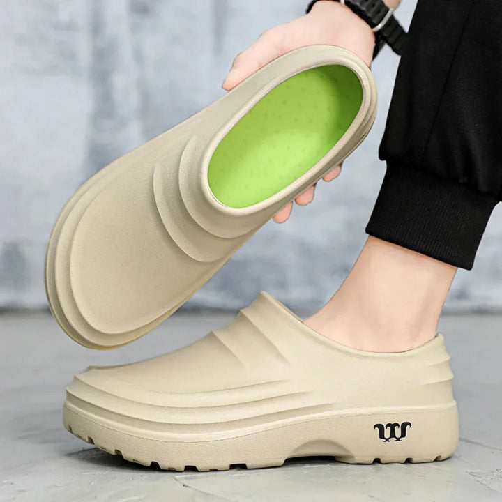 Orthopaedic Waterproof Clogs - AquaStep-Beige-4.5-The Livary
