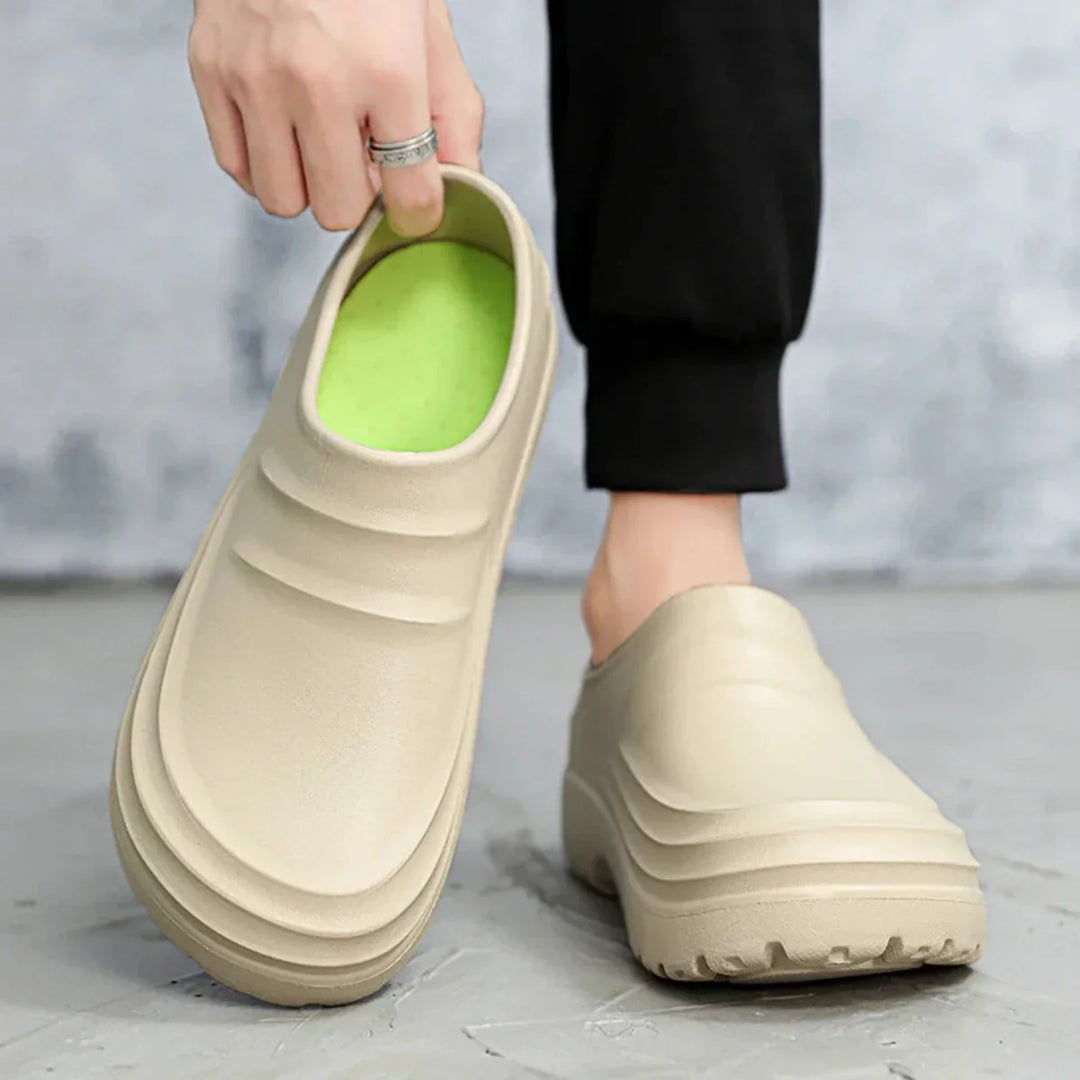 Orthopaedic Waterproof Clogs - AquaStep-Black-4.5-The Livary