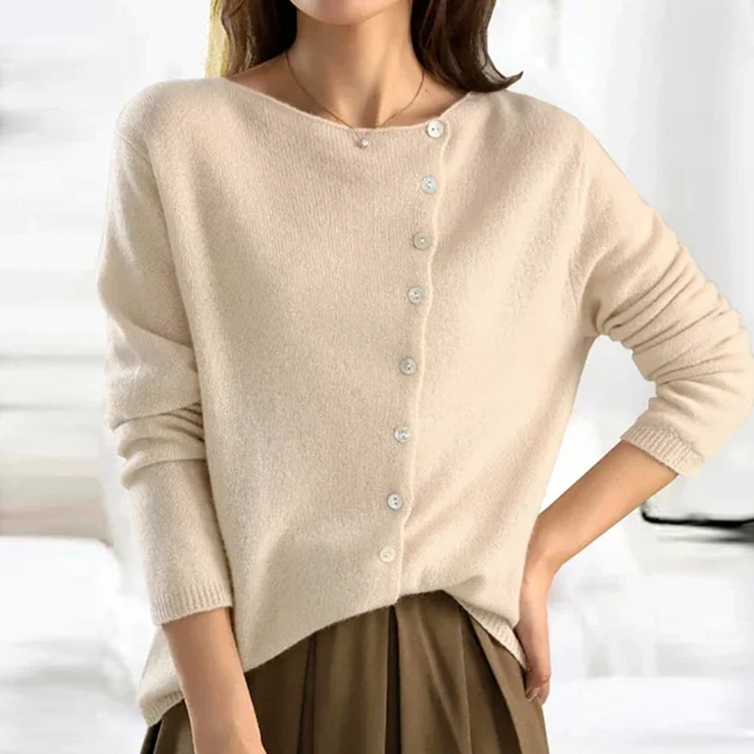 Comfortable Ladies Sweater - Ivy-Beige-S-The Livary