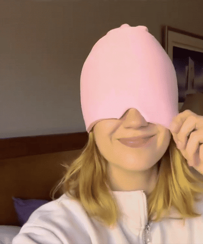Pain Relieving Migraine Mask - MigraCalm™-Black (almost sold out)-The Livary