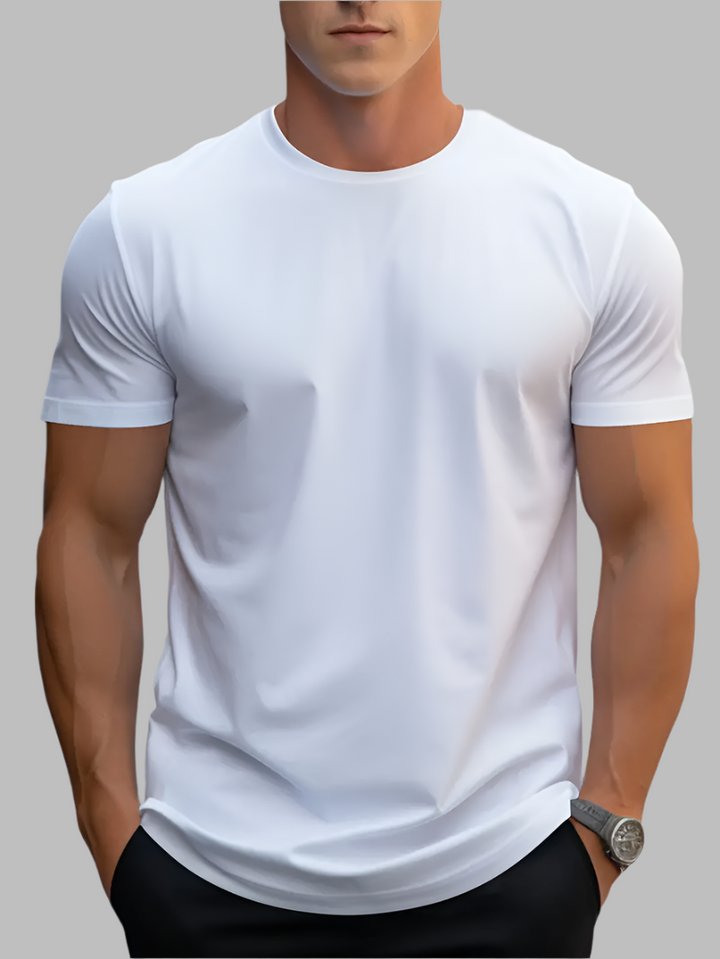Men's cotton T-shirt – Nico-White-S-The Livary