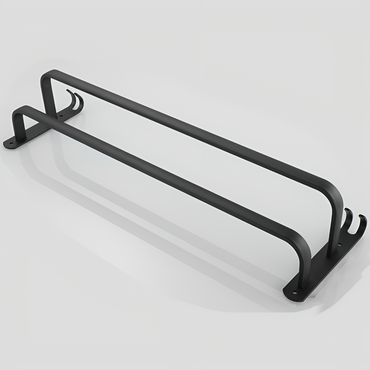 Towel Holder with Hooks - DrySpace-2 rods-40 cm-The Livary