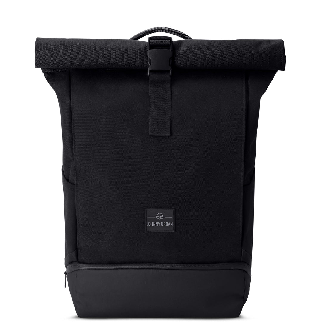 Rolltop Backpack – UrbanFlow-Black-The Livary