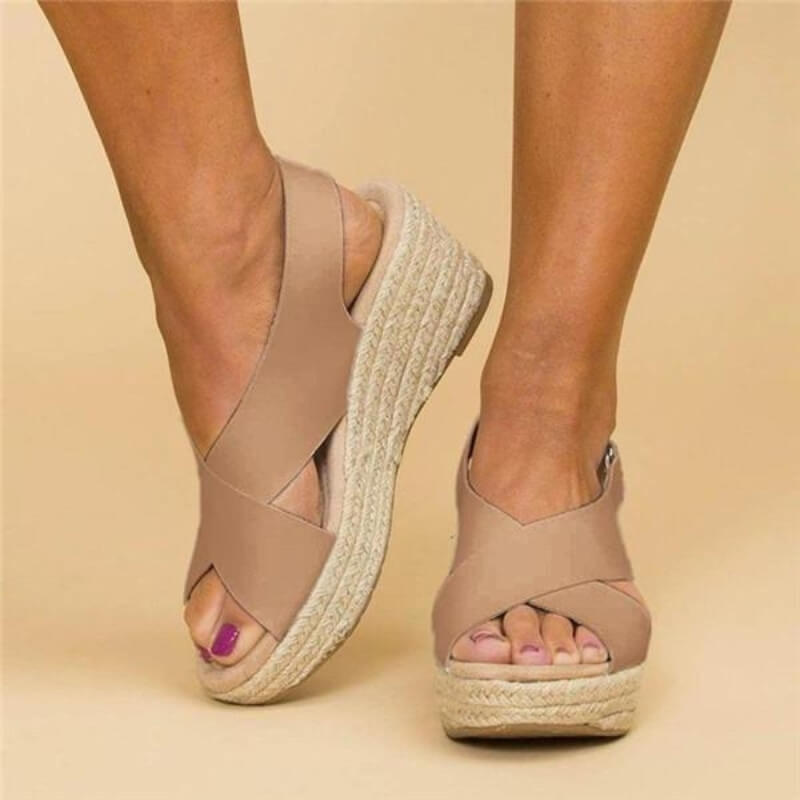 Orthopaedic Comfort Sandals - Serena-Brown-2.5-The Livary