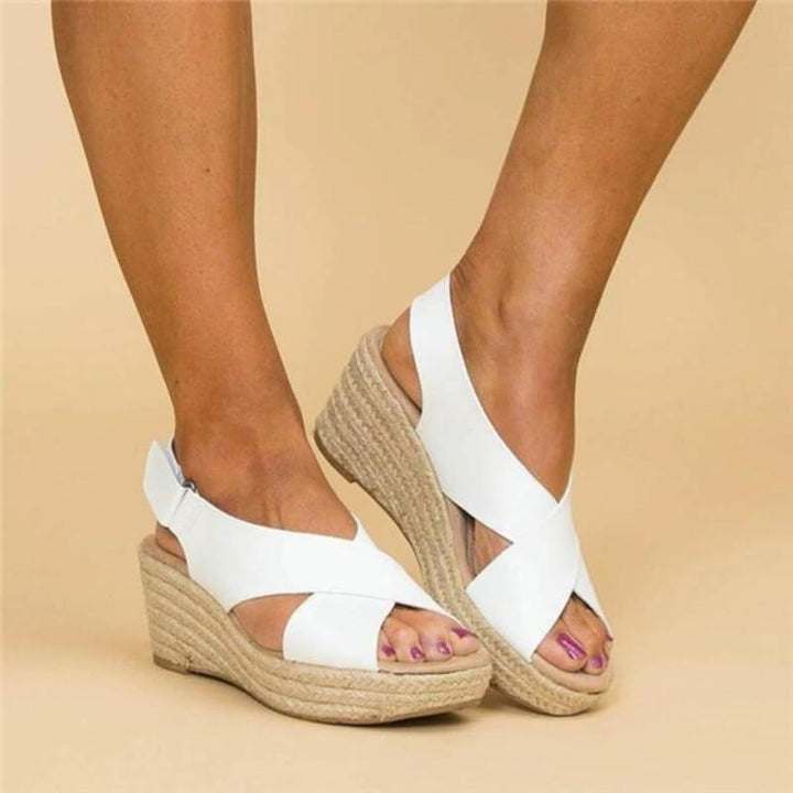 Orthopaedic Comfort Sandals - Serena-White-2.5-The Livary