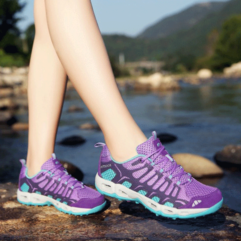 Orthopaedic Unisex Walking Shoes - Finn-Purple-9.5-The Livary