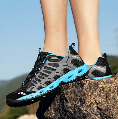 Orthopaedic Unisex Walking Shoes - Finn-Black-3.5-The Livary